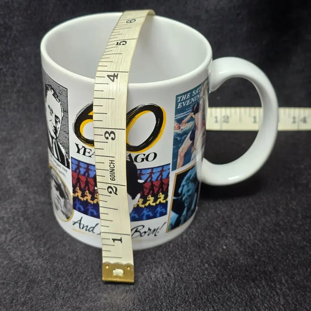 60 Years Ago Gone With The Wind Charlie Chapin Coffee Mug Peacock Papers Cup